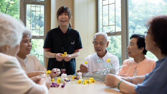 無微不至的照顧