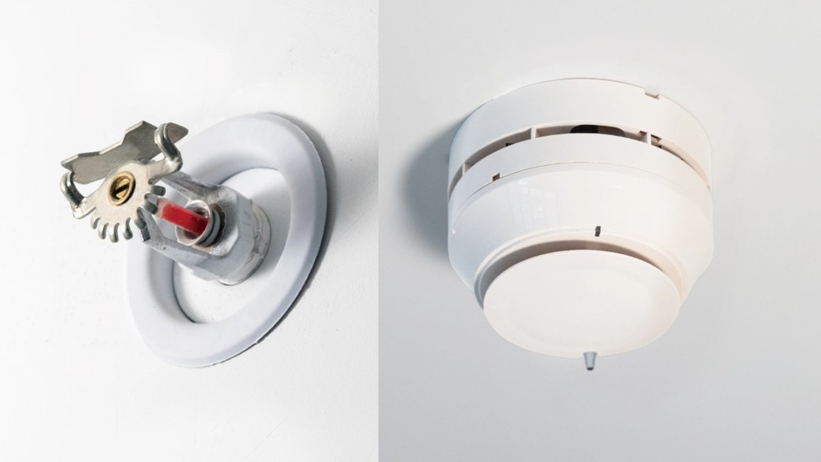 煙霧感應警報器及灑水器