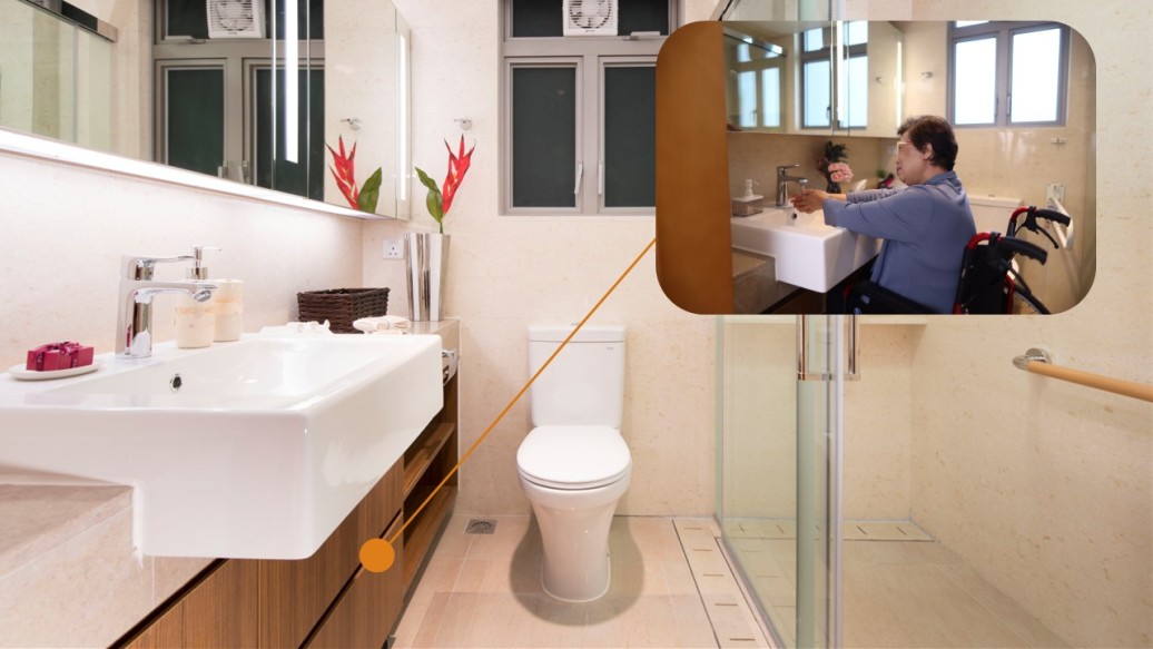 浴室可移動地櫃 